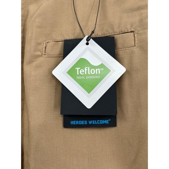 LA Police Gear Urban Ops Tactical Pants 30W/34L Coyote Brown Teflon Fabric Prote - Picture 5 of 14